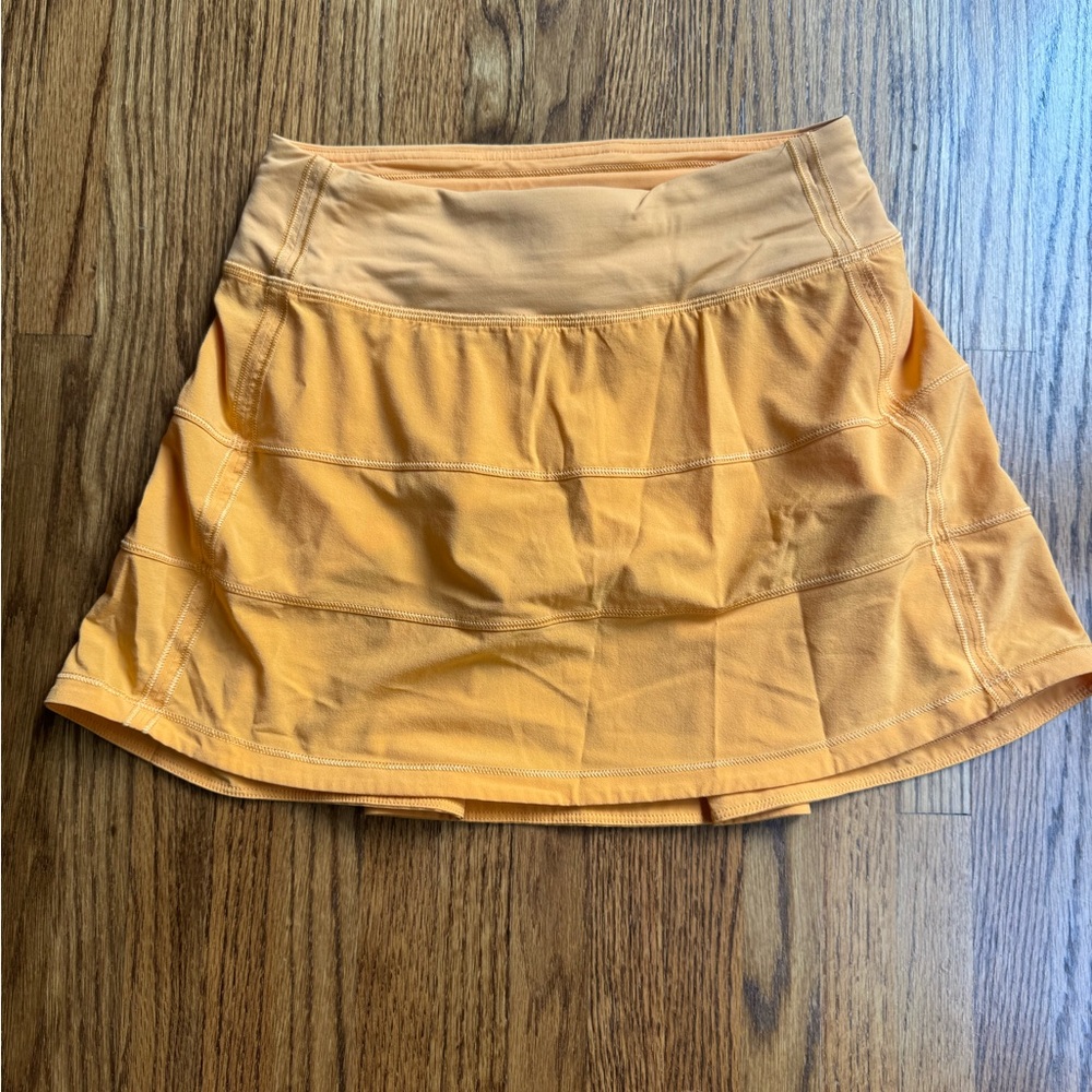 Lululemon Athletica Orange Skirt